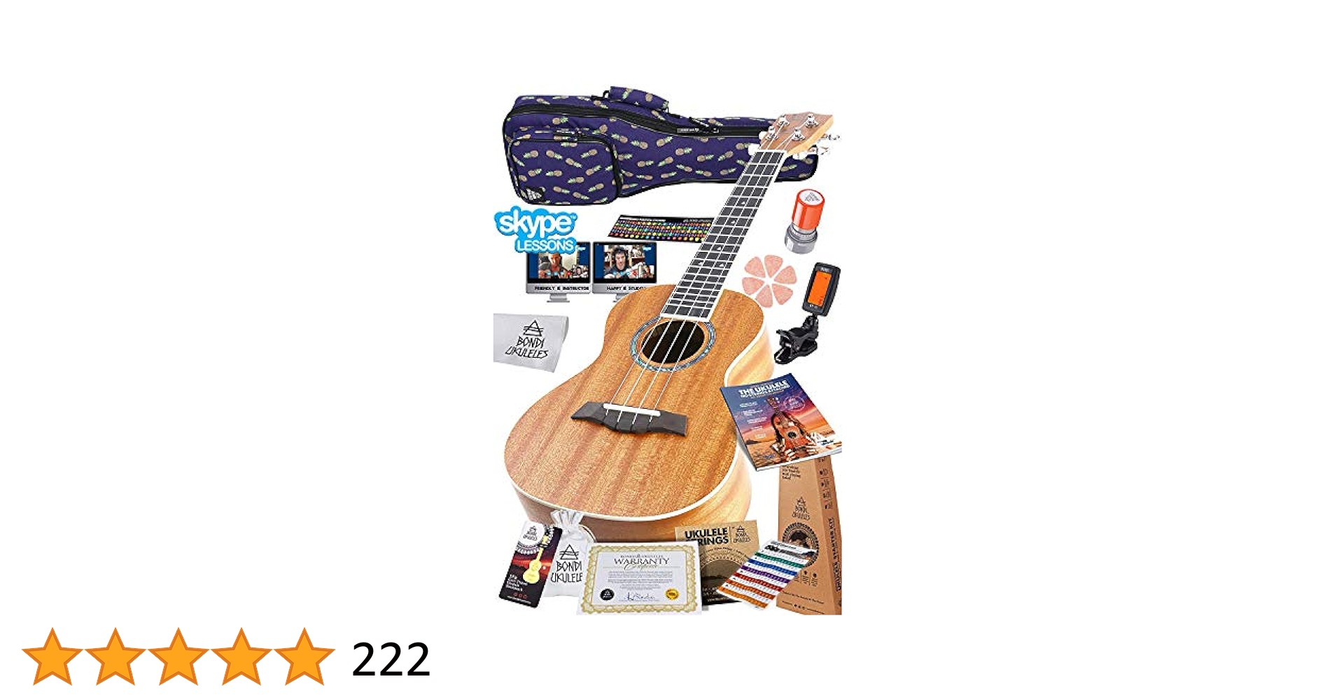 Amazon.co.jp: BONDI UKULELES ウクレレ コンサートサイズ 世界